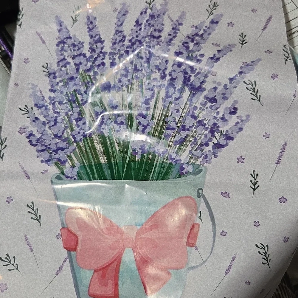 Set Of 30 Purple Lavender Thank You Poly Mailers